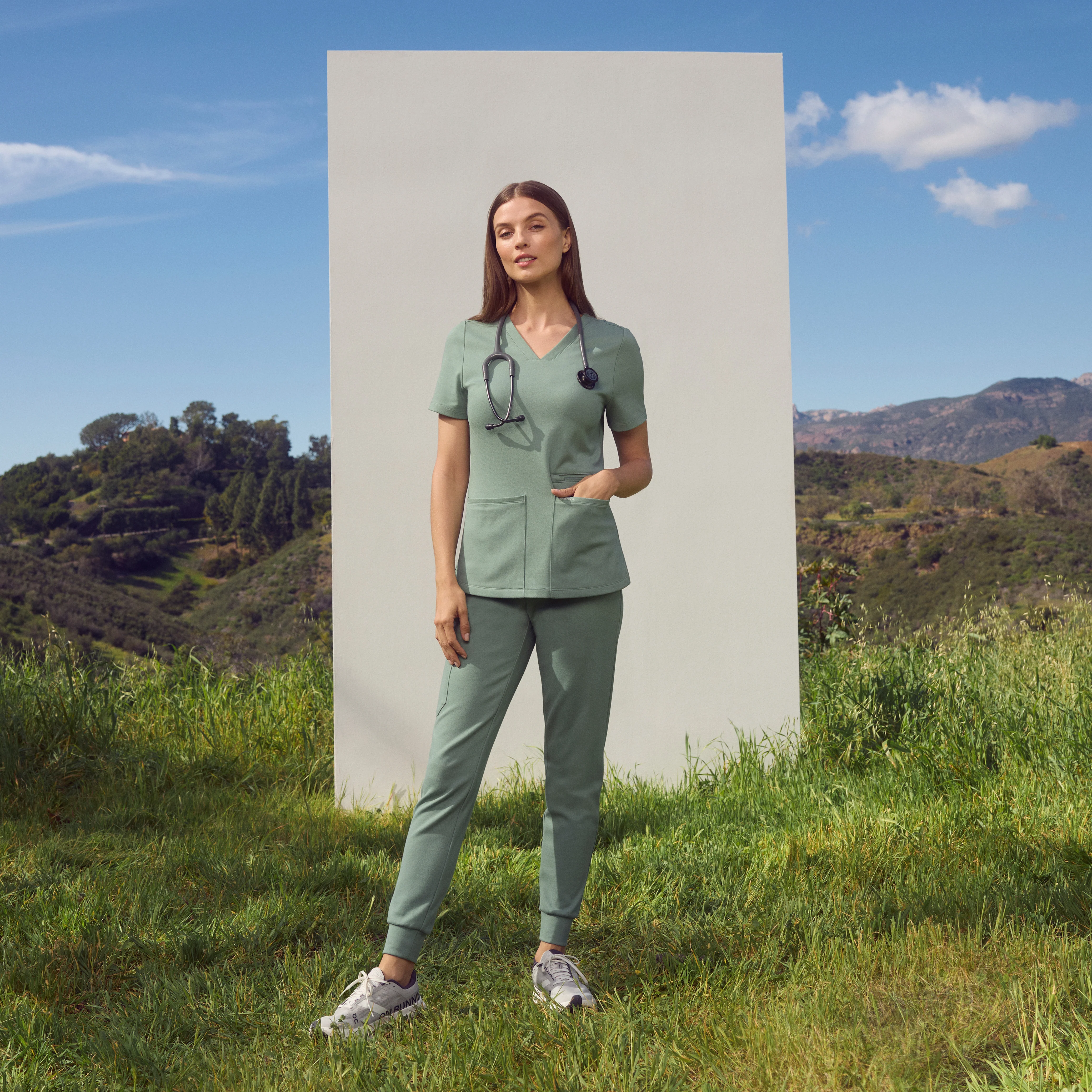 SCRUB TOP AND PANTS